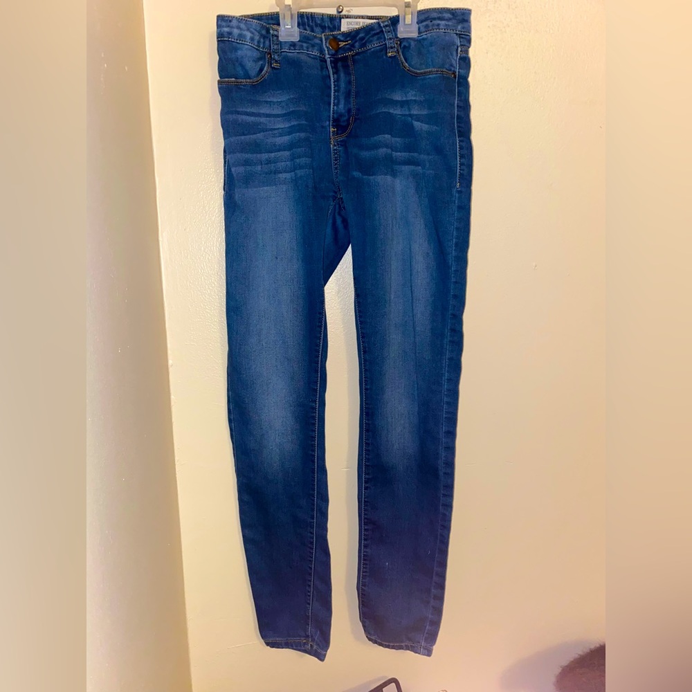 Encore Stretch Skinny Ankle Jeans Size 9 style 9295